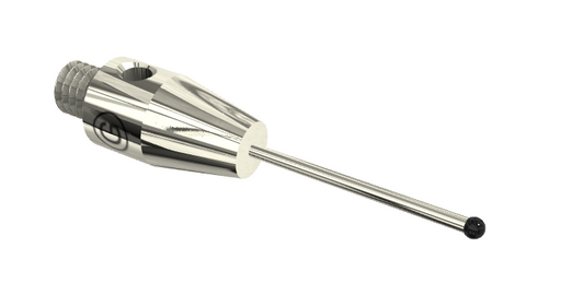 SM3 X10 020 SCA - Straight M3 CMM Stylus 1.0mm Silicone Nitride Ball, 20mm Tungsten Carbide Stem, EWL 11mm