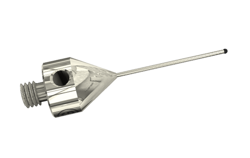 SM5 S10 035 SCA - Stepped M5 CMM Stylus 1 mm Silicone Nitrite Ball, 35 mm Tungsten Carbide Stem, EWL 5mm