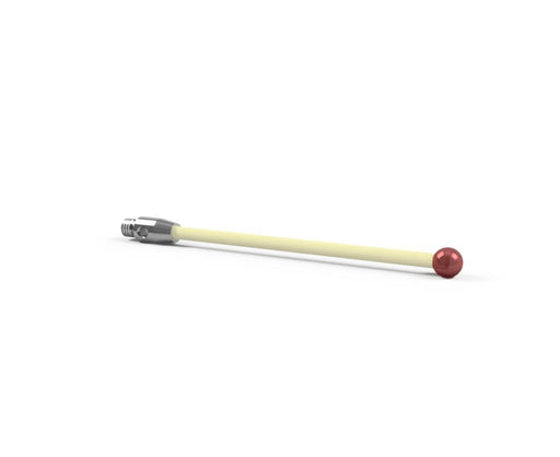 SM3 040 050 RCE - Straight M3 CMM Stylus, Ø4.0mm Ruby Ball, 50mm Ceramic Stem, EWL 43mm