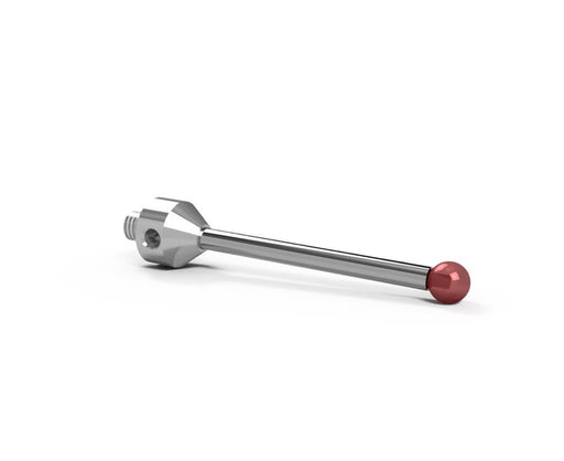 SM3 080 050 RCA - Straight M5 CMM Stylus, Ø8.0mm Ruby Ball, 50mm Tungsten Carbide Stem, EWL 40mm