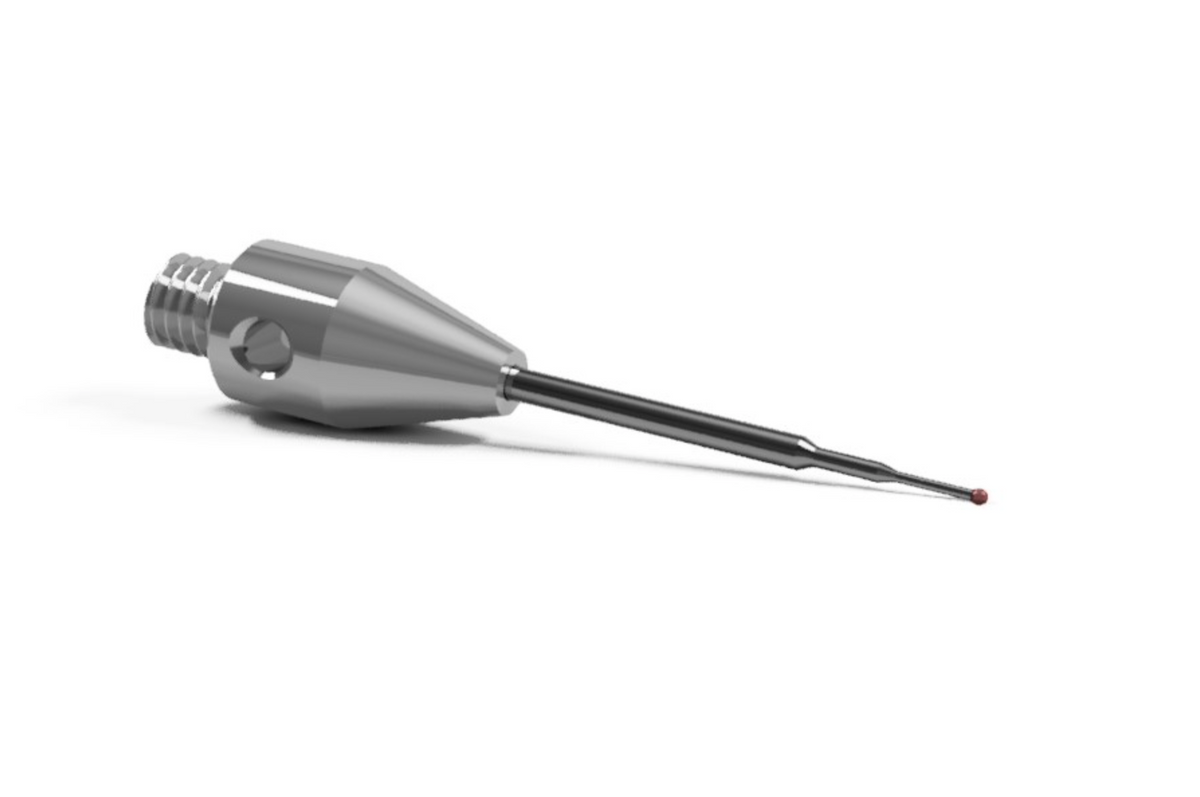 Stepped Micro M3 CMM Stylus 0.5mm Ruby Ball 23mm Carbide Stem ...