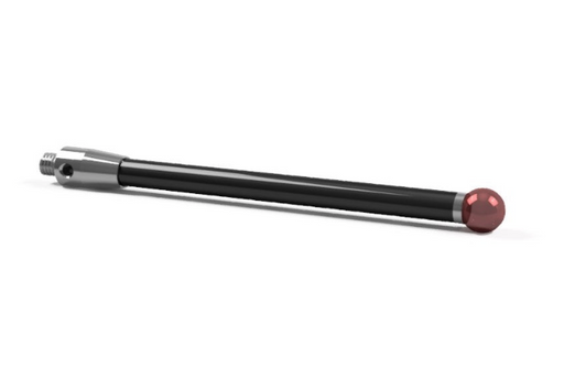 SM3 X80 075 RCF - Straight M3 XXT CMM Stylus 8.0mm Ruby Ball, 75mm Carbon Fiber Stem, EWL 75mm